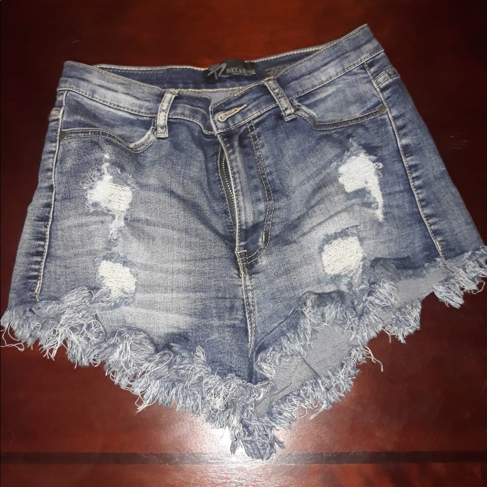 Cut Off Denim Jeans Shorts